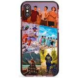 Abstract Photo Grid Black Impact Phone Case for iPhone X XS Max XR