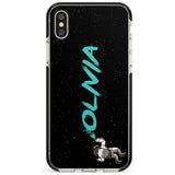 Graffiti Astronaut Pink Fade Impact Phone Case for iPhone X XS Max XR