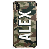 Classic Green Camo Pink Fade Impact Phone Case for iPhone X XS Max XR