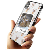 Personalised Abyssinian Cat Photo Black Impact Phone Case for iPhone X XS Max XR