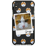 Personalised American Curl Photo Black Impact Phone Case for iPhone X XS Max XR