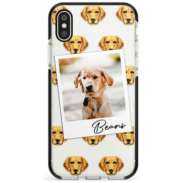 Labrador - Custom Dog Photo Pink Fade Impact Phone Case for iPhone X XS Max XR