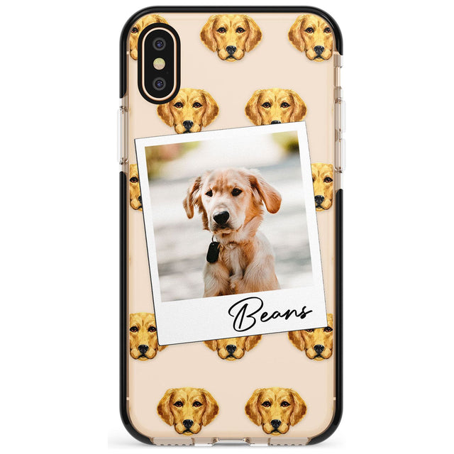 Labrador - Custom Dog Photo Pink Fade Impact Phone Case for iPhone X XS Max XR