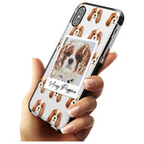 Cavalier King Charles - Custom Dog Photo Pink Fade Impact Phone Case for iPhone X XS Max XR