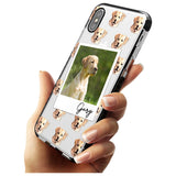 Labrador, Tan - Custom Dog Photo Pink Fade Impact Phone Case for iPhone X XS Max XR