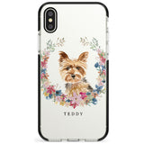 Yorkshire Terrier - Watercolour Dog Portrait Black Impact Phone Case for iPhone X XS Max XR