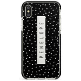 Custom Black Dots iPhone Case  Black Impact Custom Phone Case - Case Warehouse