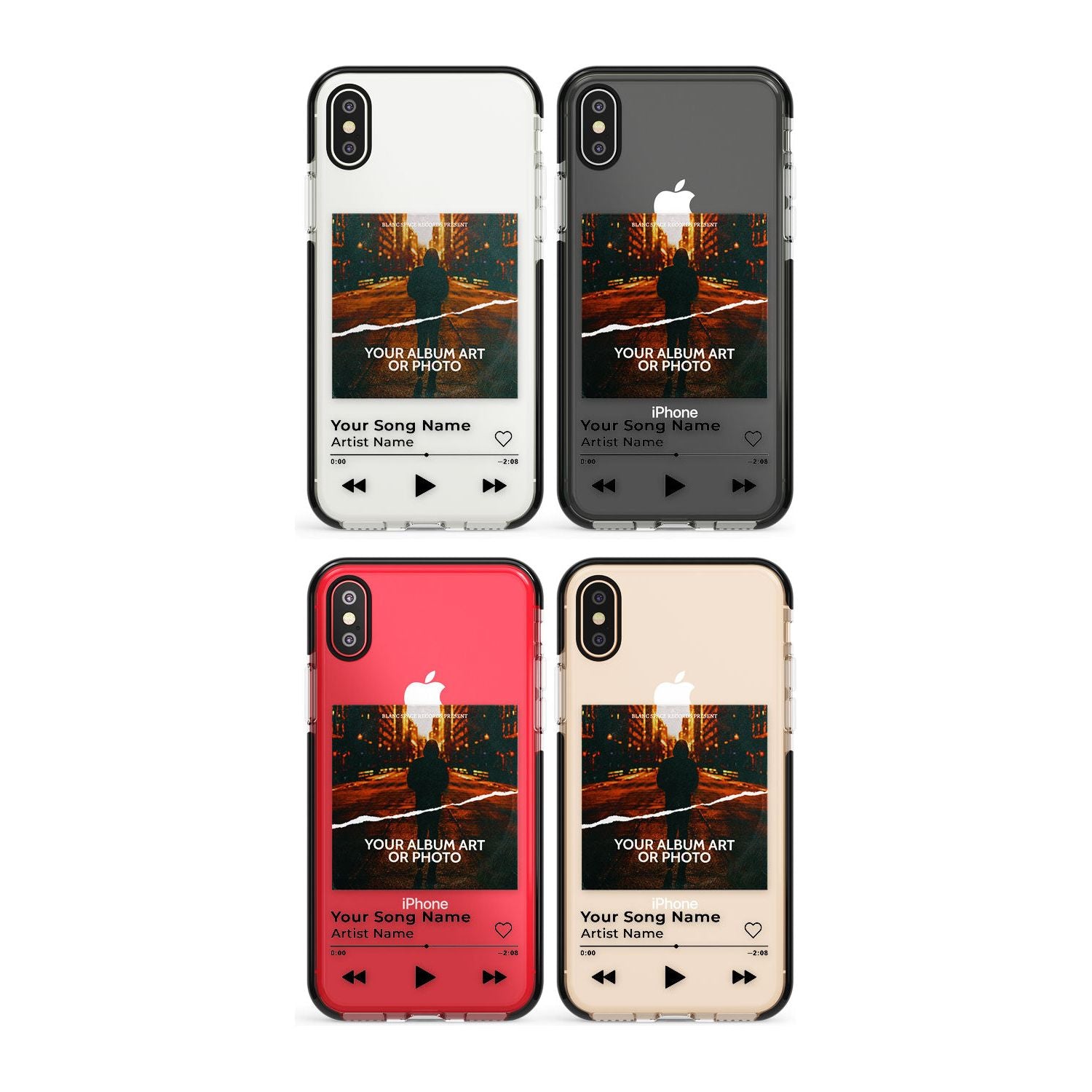 Personalised Album Art Phone Case for iPhone X XS Max XR