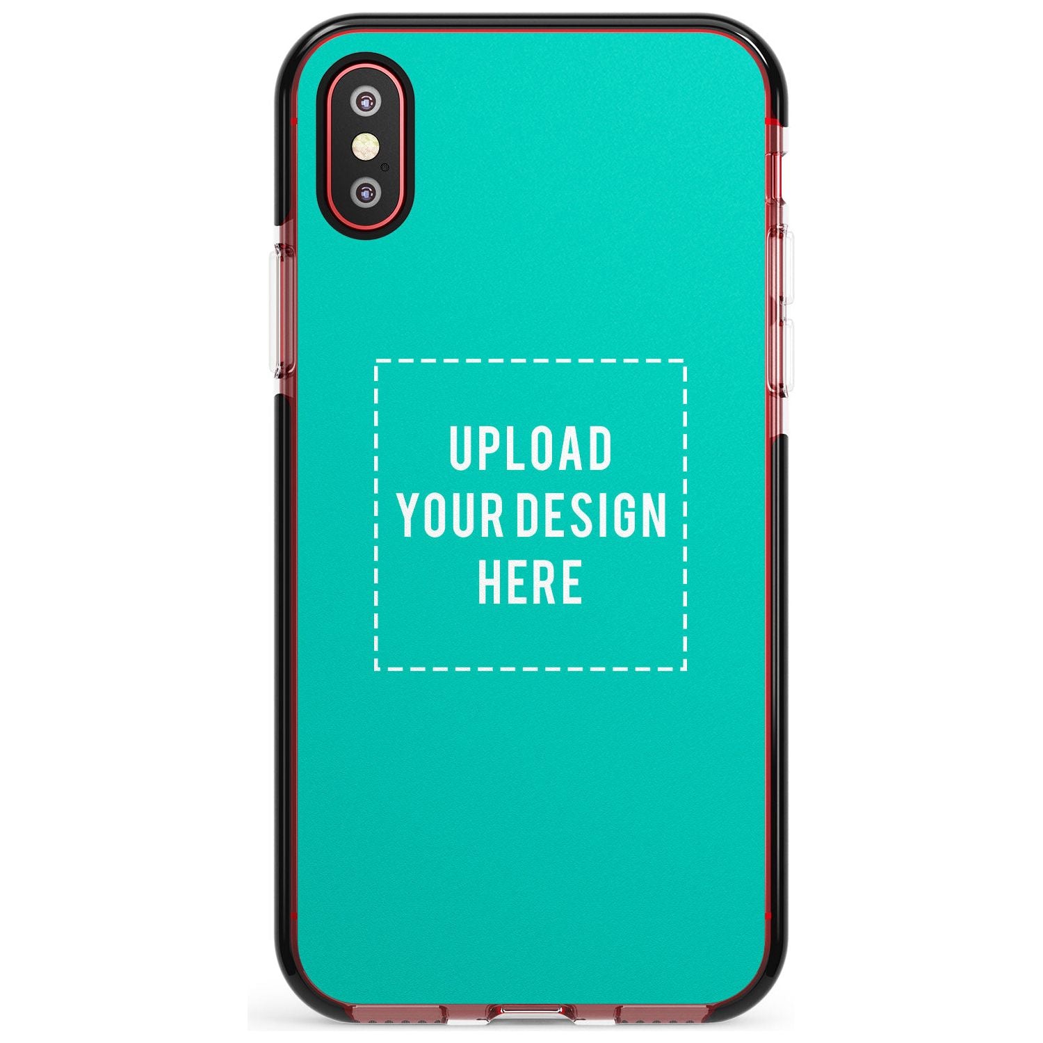 Personalised Your Own Design Black Impact Phone Case for iPhone X XS Max XR
