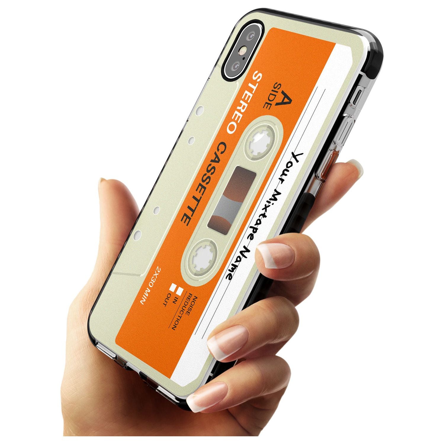 Classic Cassette Pink Fade Impact Phone Case for iPhone X XS Max XR
