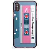 Retro Mixtape Pink Fade Impact Phone Case for iPhone X XS Max XR