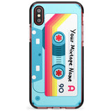 Sporty Cassette Pink Fade Impact Phone Case for iPhone X XS Max XR