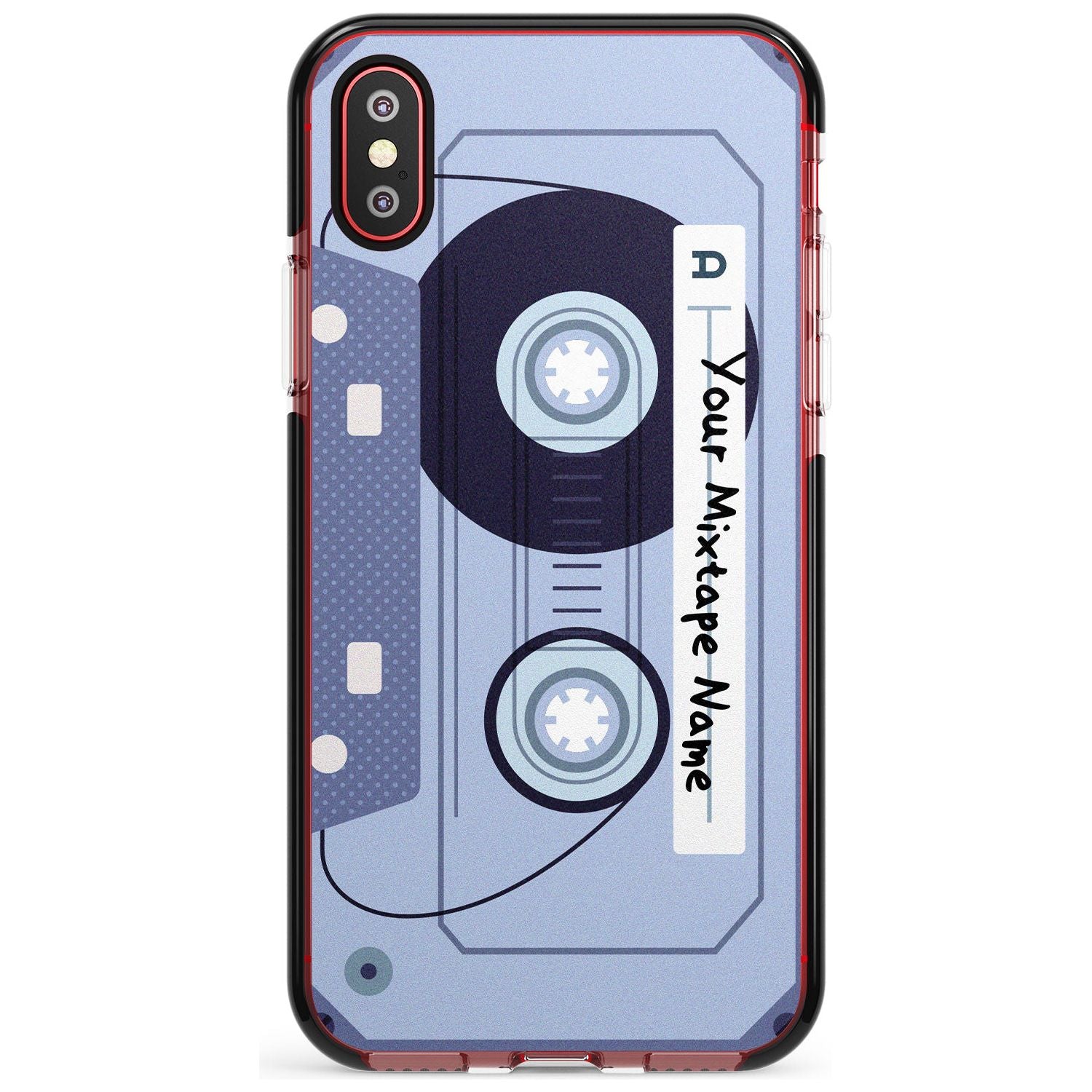 Industrial Mixtape Pink Fade Impact Phone Case for iPhone X XS Max XR