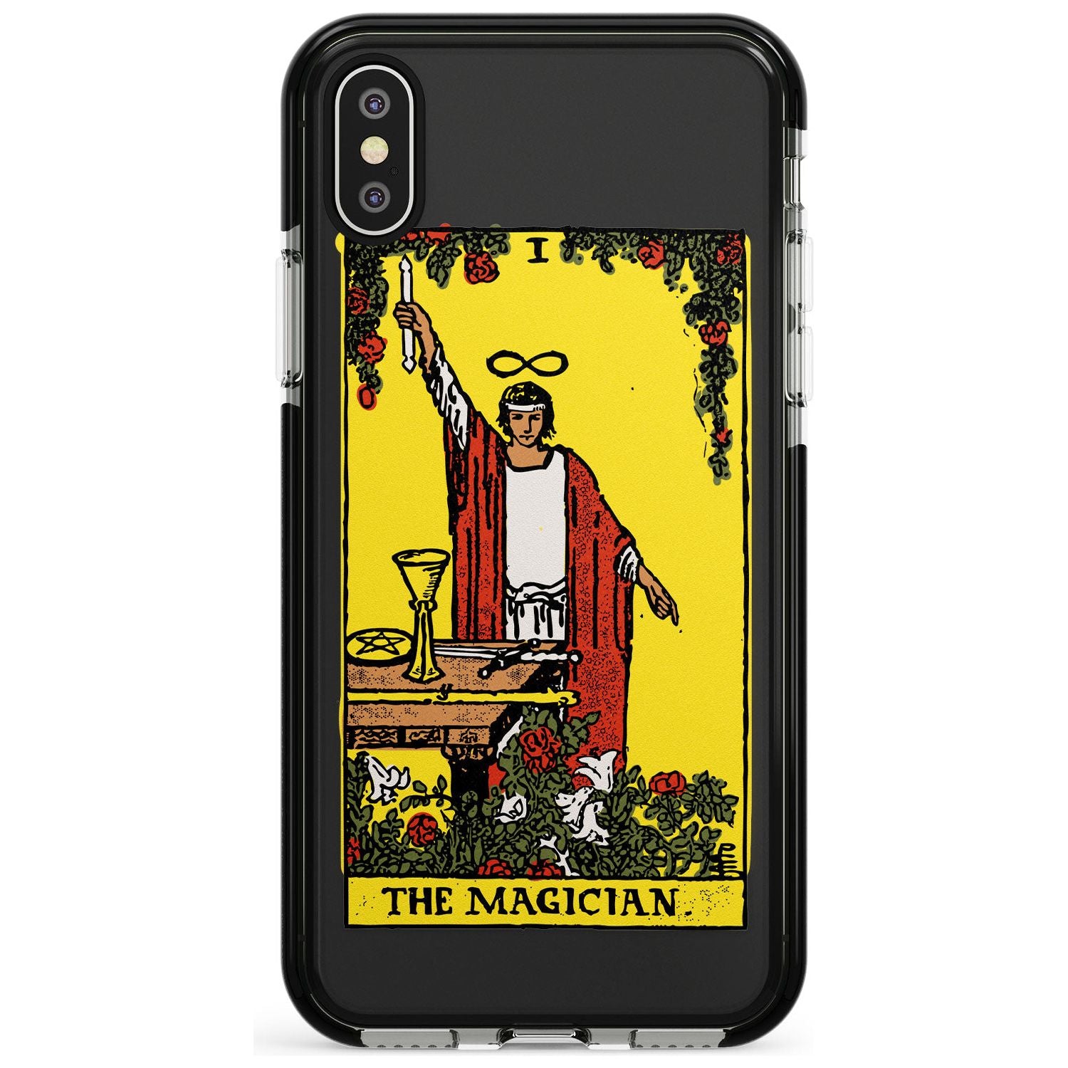 The Magician Tarot Card - Colour Pink Fade Impact Phone Case for iPhone X XS Max XR