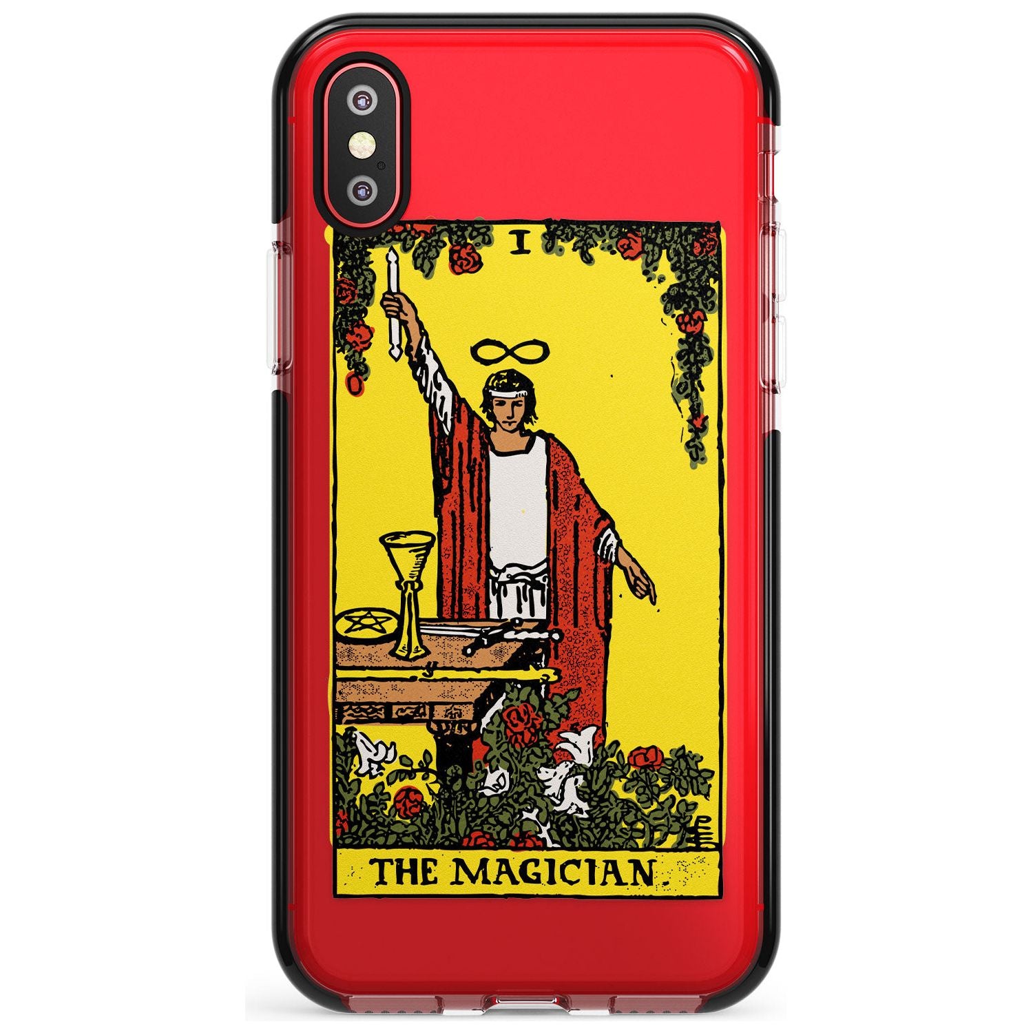 The Magician Tarot Card - Colour Pink Fade Impact Phone Case for iPhone X XS Max XR