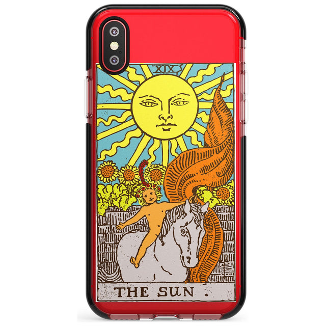 The Sun Tarot Card - Colour Pink Fade Impact Phone Case for iPhone X XS Max XR