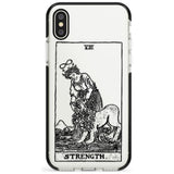 Strength Tarot Card - Transparent Pink Fade Impact Phone Case for iPhone X XS Max XR