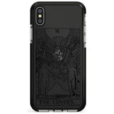 The Lovers Tarot Card - Transparent Pink Fade Impact Phone Case for iPhone X XS Max XR