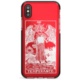 Temperance Tarot Card - White Transparent Pink Fade Impact Phone Case for iPhone X XS Max XR