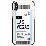 Las Vegas Boarding Pass iPhone Case  Black Impact Custom Phone Case - Case Warehouse