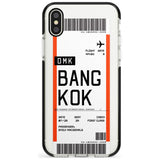 Bangkok Boarding Pass iPhone Case  Black Impact Custom Phone Case - Case Warehouse