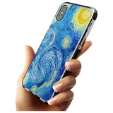 The Starry Night by Vincent Van Gogh Pink Fade Impact Phone Case for iPhone X XS Max XR