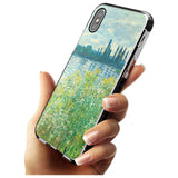 Banks of the Seine by Claude Monet Pink Fade Impact Phone Case for iPhone X XS Max XR