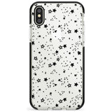 Mixed Stars Black Impact Phone Case for iPhone X XS Max XR