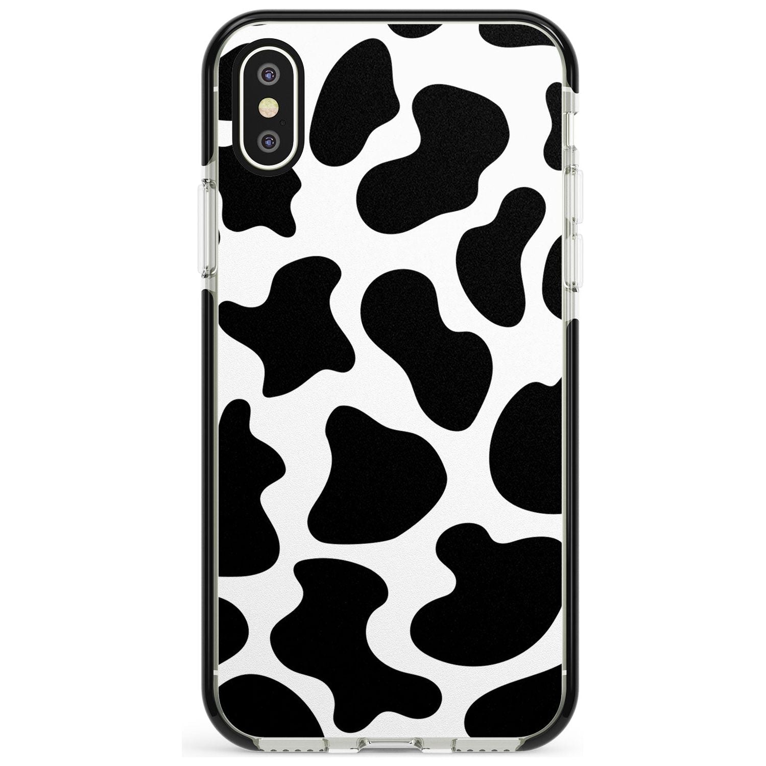 Cow Print Pink Fade Impact Phone Case for iPhone X XS Max XR