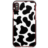 Cow Print Pink Fade Impact Phone Case for iPhone X XS Max XR