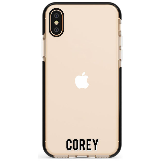 Custom Iphone Case 2A Pink Fade Impact Phone Case for iPhone X XS Max XR