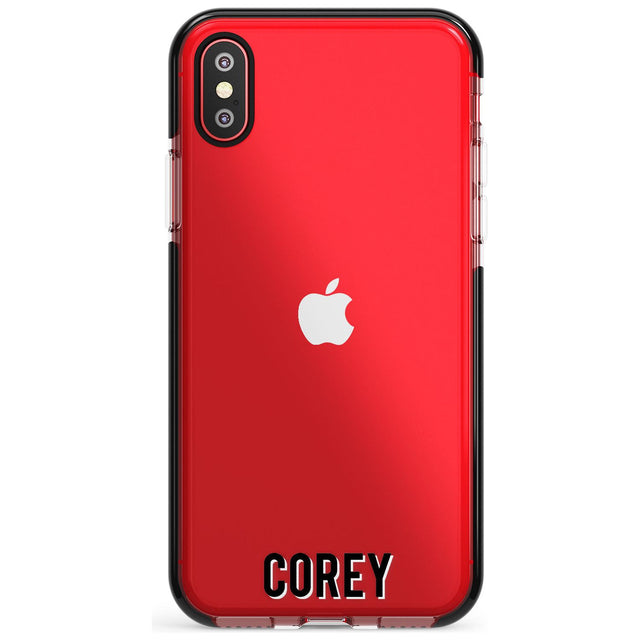 Custom Iphone Case 2A Pink Fade Impact Phone Case for iPhone X XS Max XR