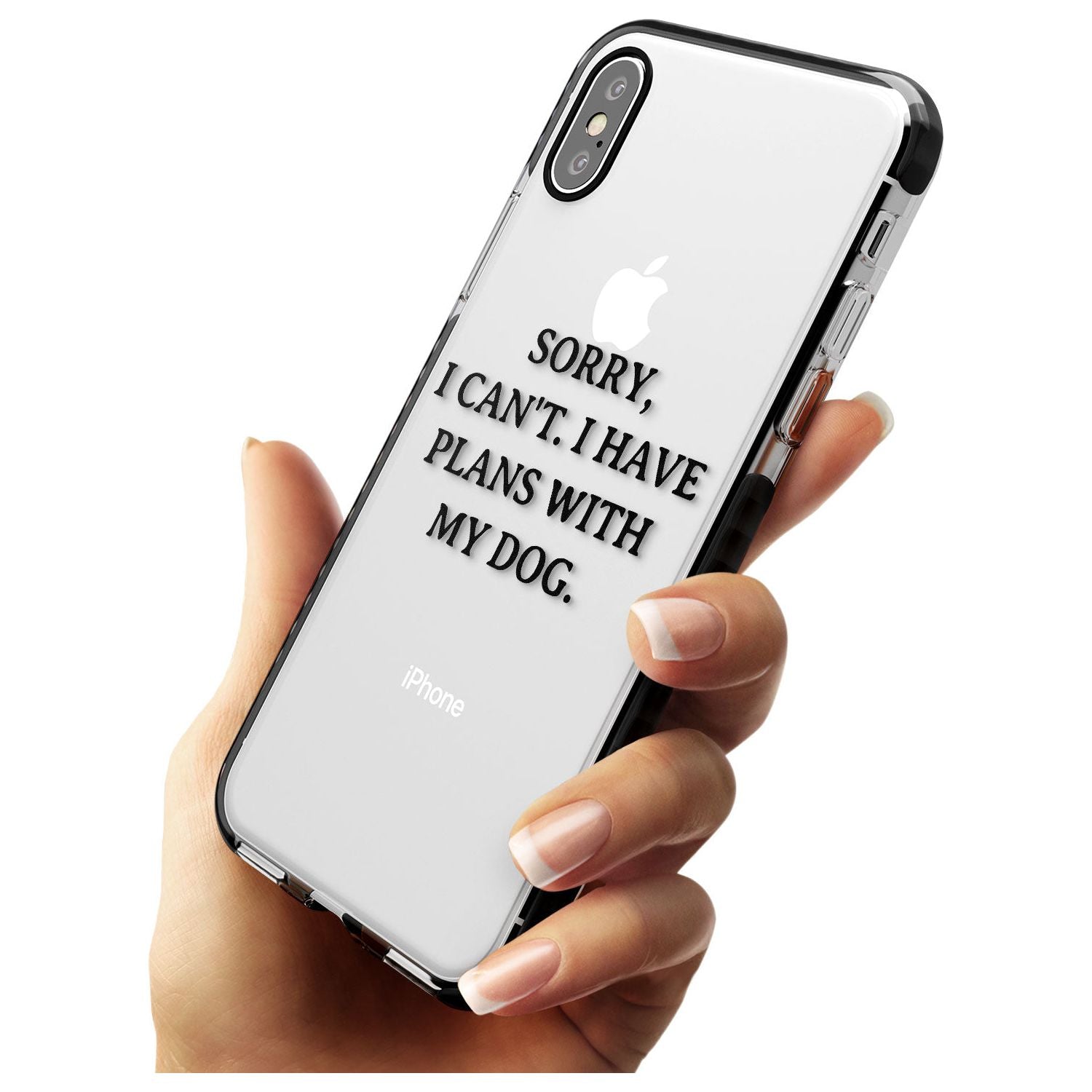 Plans with Dog Black Impact Phone Case for iPhone X XS Max XR