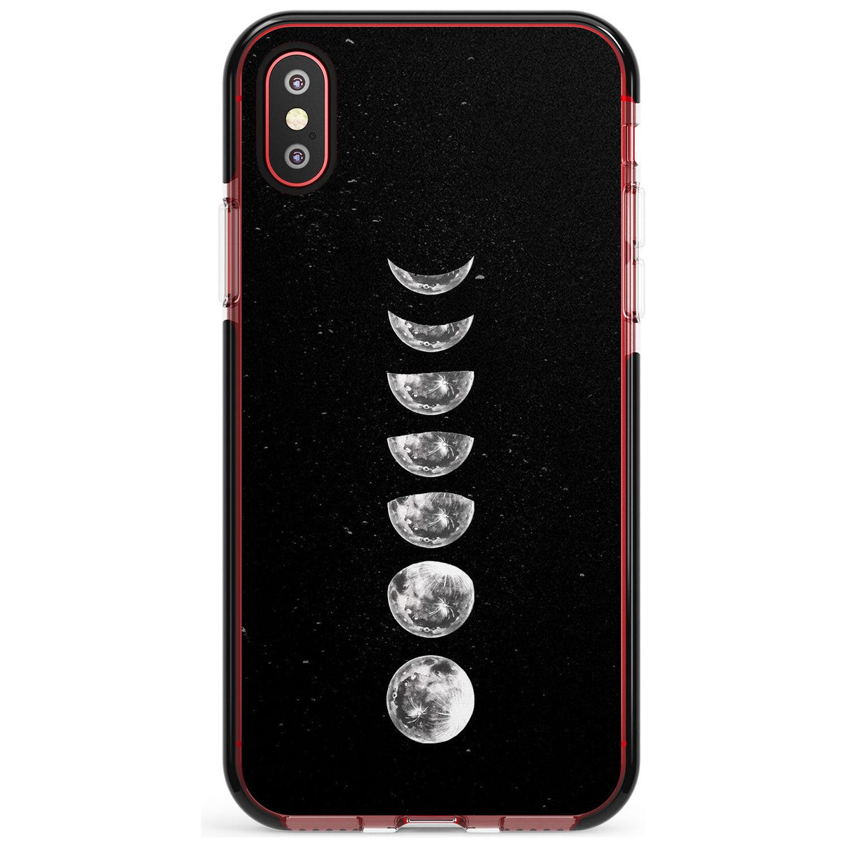 Light Watercolour Moons Pink Fade Impact Phone Case for iPhone X XS Max XR