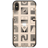 Abstract Lines: Mixed Pattern #2 Pink Fade Impact Phone Case for iPhone X XS Max XR