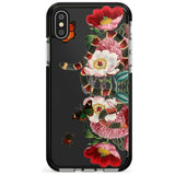 Floral Snake Pink Fade Impact Phone Case for iPhone X XS Max XR