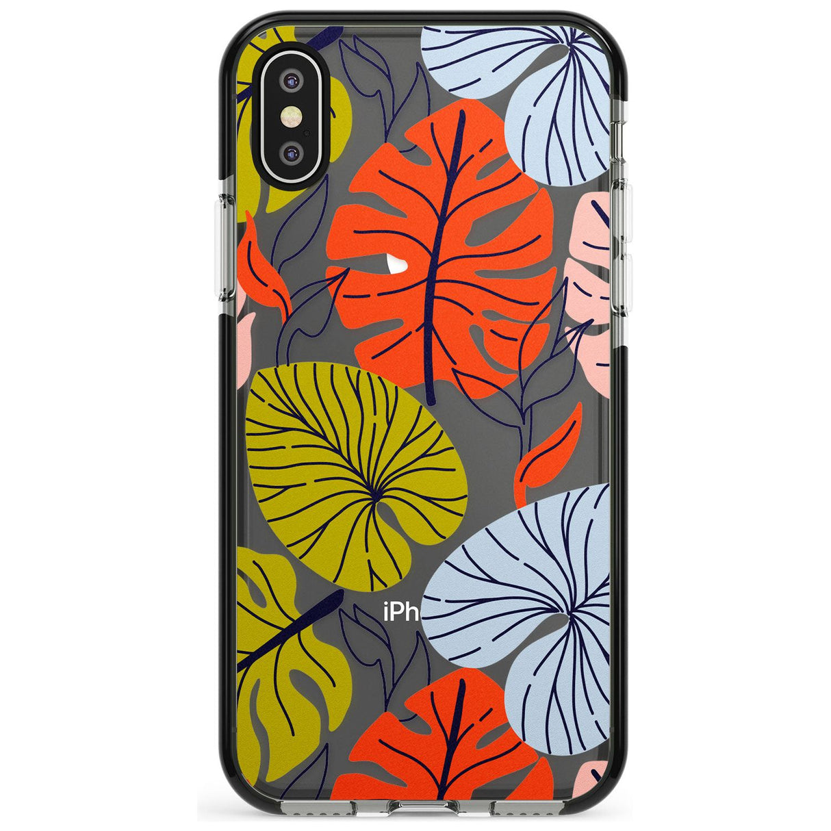 Abstract Leaves Phone Case for iPhone X XS Max XR