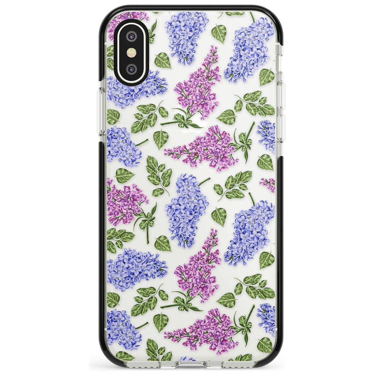 Purple Blossoms Transparent Floral