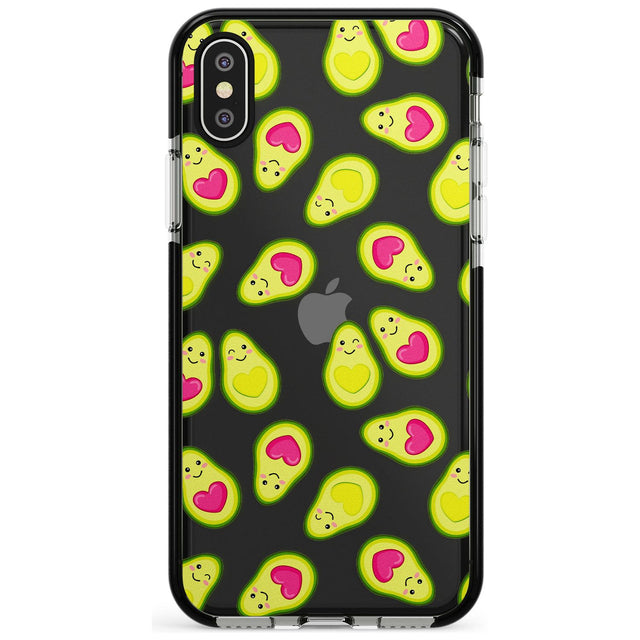 Avocado Love Black Impact Phone Case for iPhone X XS Max XR