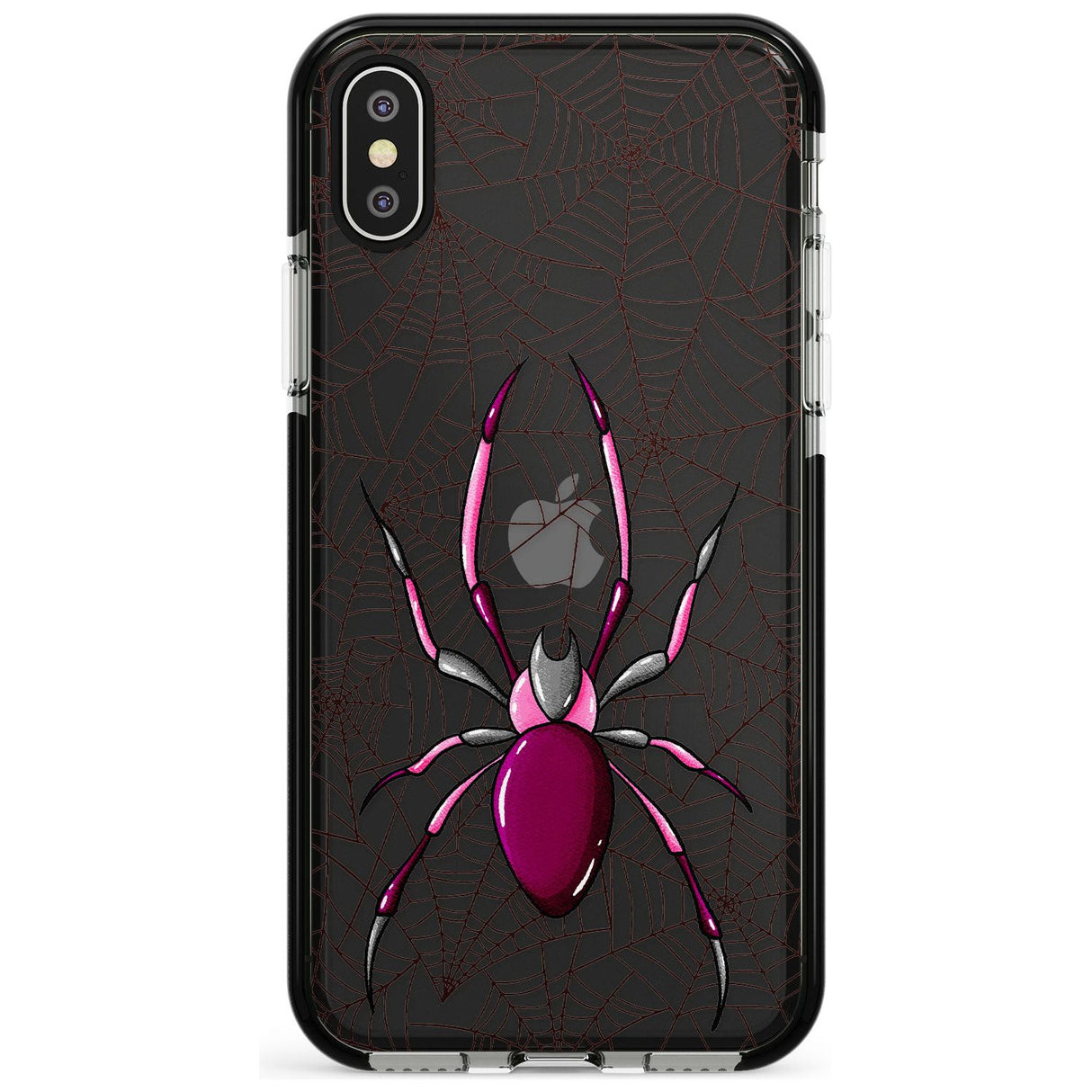 Arachnophobia Black Impact Phone Case for iPhone X XS Max XR