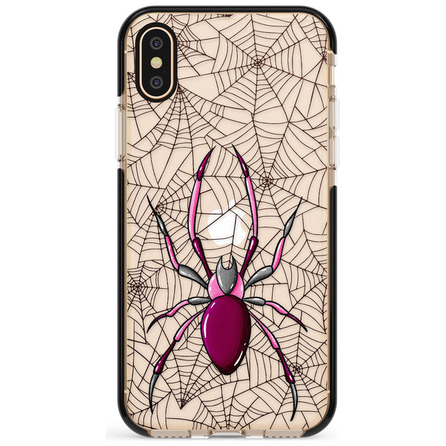 Arachnophobia Black Impact Phone Case for iPhone X XS Max XR