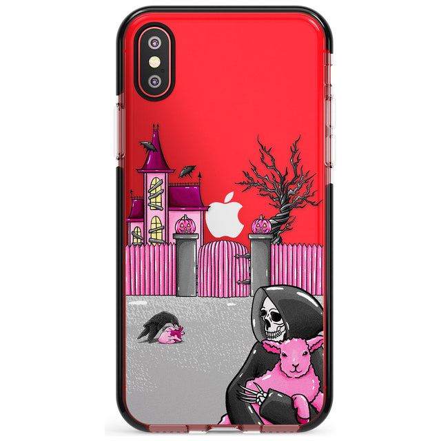 Left With My Heart Black Impact Phone Case for iPhone X XS Max XR