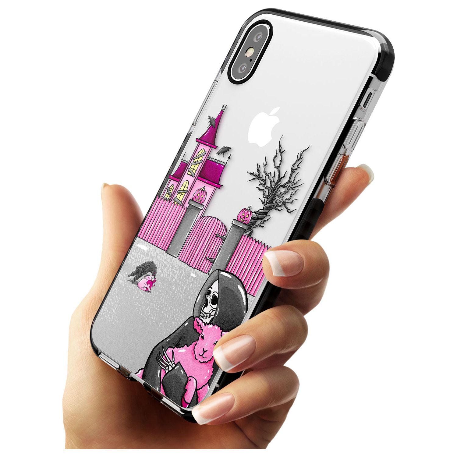 Left With My Heart Black Impact Phone Case for iPhone X XS Max XR