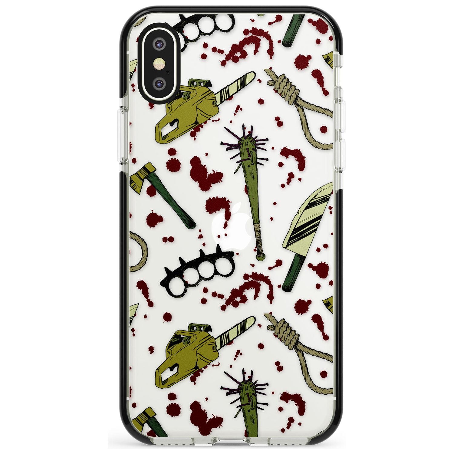 Movie Massacre Black Impact Phone Case for iPhone X XS Max XR