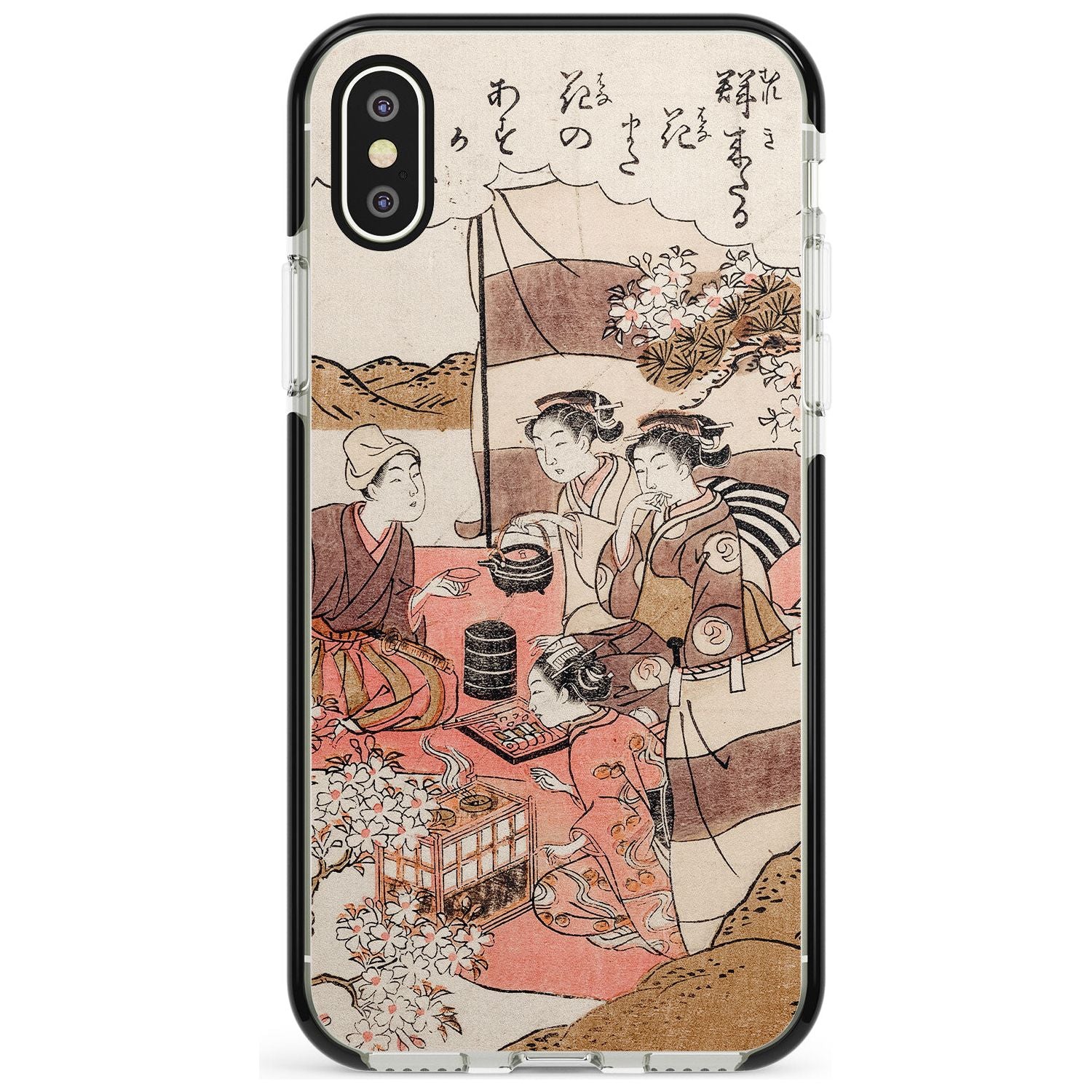 Japanese Afternoon Tea Black Impact Phone Case for iPhone X XS Max XR