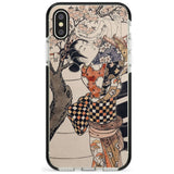 Vintage Japan Black Impact Phone Case for iPhone X XS Max XR