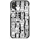 Monochrome Heads Black Impact Phone Case for iPhone X XS Max XR