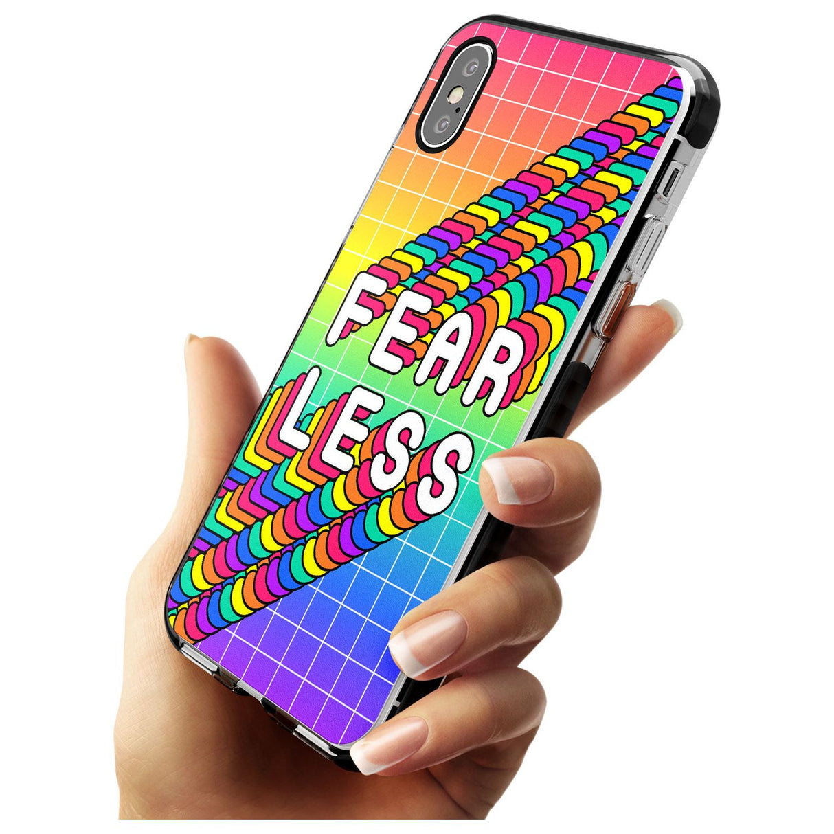 Fearless Black Impact Phone Case for iPhone X XS Max XR