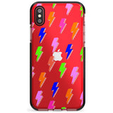 Rainbow Pop Lightning Pink Fade Impact Phone Case for iPhone X XS Max XR