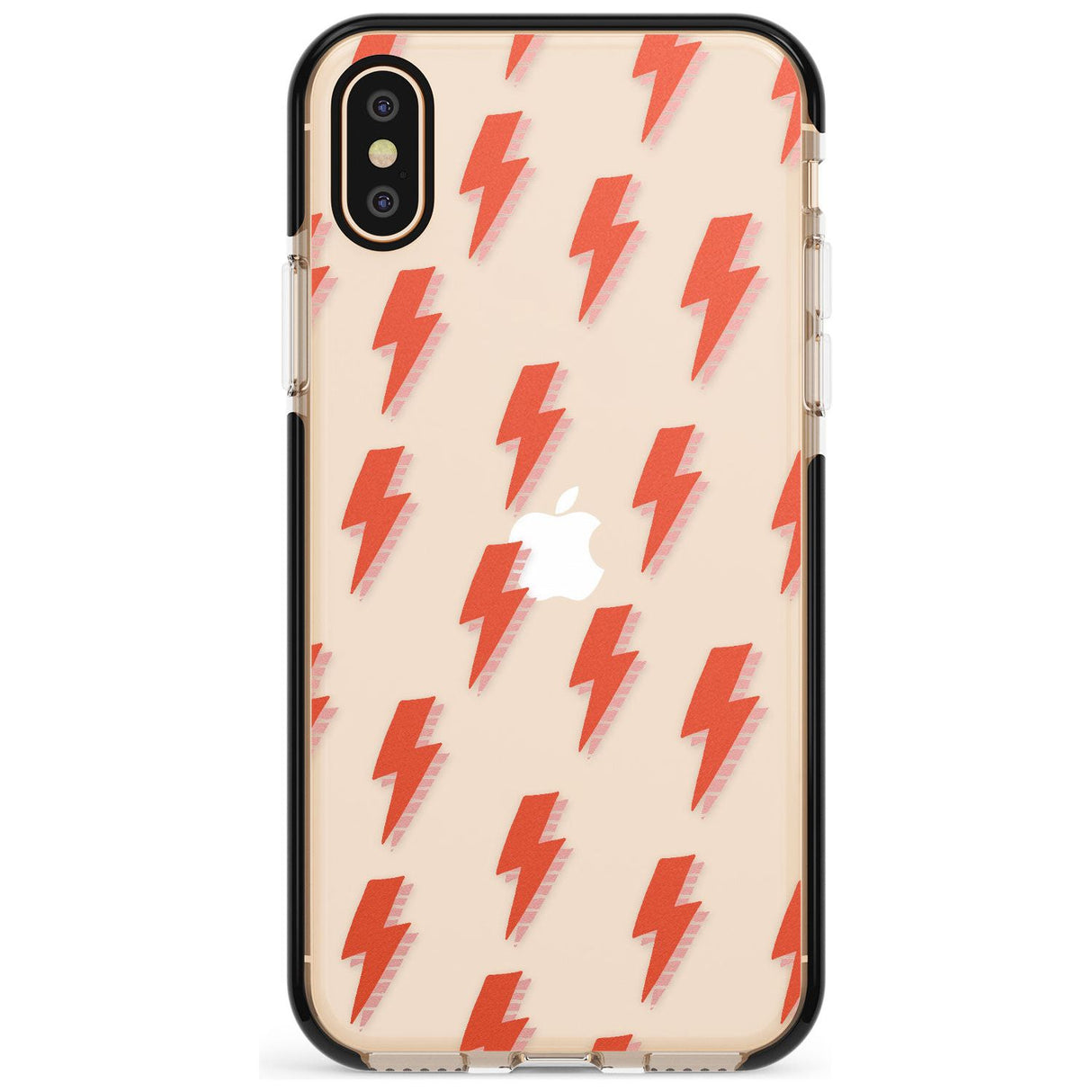 Pop Lightning Pink Fade Impact Phone Case for iPhone X XS Max XR